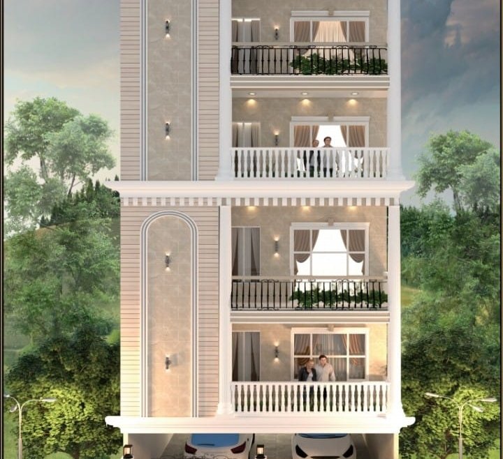 3bhk semi furnished